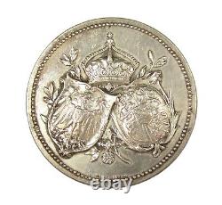 GERMANY 1888 VICTORIA PRINCESS ROYAL 56mm SILVER MEDAL BY SCHULTZ