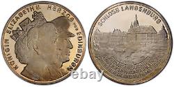 GERMANY. Great Britain. Elizabeth II 1965 K AR Medal. PCGS SP65 Royal Visit