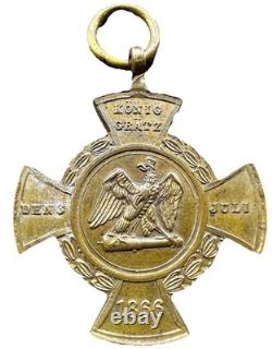 GERMANY IMPERIAL MEDAL, ORDER, CROSS. 1866. German WAR with Sweden