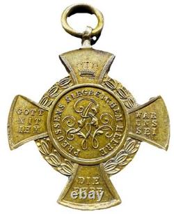 GERMANY IMPERIAL MEDAL, ORDER, CROSS. 1866. German WAR with Sweden