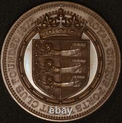 GREAT BRITAIN 1872 Royal Cinque Ports Yacht Club Medal Wyon Duke of Connaught