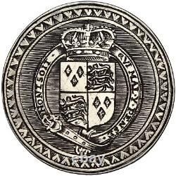 GREAT BRITAIN Edward VI ca. 1720 silver Jeton / van der Passe school