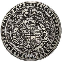 GREAT BRITAIN William III & Mary II ca. 1710 silver Jeton / van der Passe school