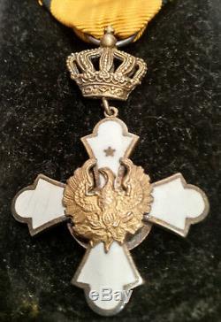 GREECE / Knight Cross Medal Royal Order of the Phoenix King Paul