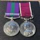 G. S. M. IRAQ + Long Service Medal. PTE LAMB royal FUSILERS C147