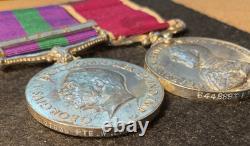 G. S. M. IRAQ + Long Service Medal. PTE LAMB royal FUSILERS C147