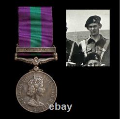 General Service Medal 1918-62 Cyprus Clasp Pte. Crossley, Royal Army Pay Corps