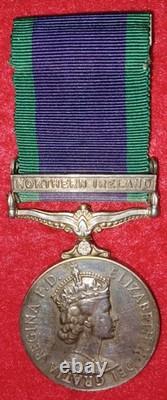 General Service Medal 1962, Northern Ireland to a Corporal, Royal Army Pay Corps