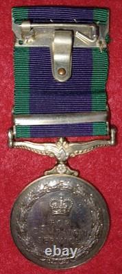 General Service Medal 1962, Northern Ireland to a Corporal, Royal Army Pay Corps
