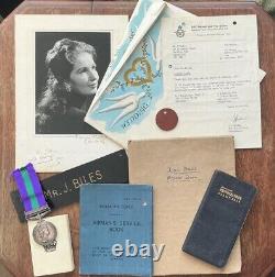 General Service Medal Arabian Peninsula Royal Air Force RAF Diary