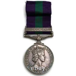 General Service Medal GSM Cyprus Emergency Campaign Clasp Bar Royal Artillery