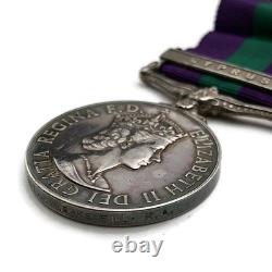 General Service Medal GSM Cyprus Emergency Campaign Clasp Bar Royal Artillery