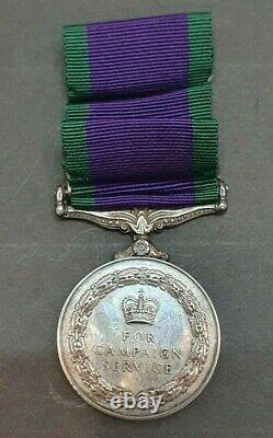 General Service Medal N. Ireland Clasp 24322628 Pte D. J. Dunkley Royal Anglian
