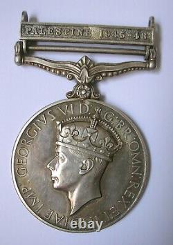 General Service medal Royal Scots Palestine 1945-48 Cuthbertson