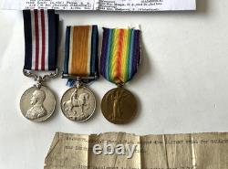 Genuine WW1 Military Medal Group Royal Field Artillery Salonika