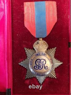 George V Imperial Service Medal/order And Marine Society Instituted Medal