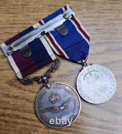 George V Royal Air Force LSGC Medal with George VI Coronation Medal
