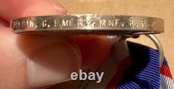 George V Royal Fleet Reserve Long Service Medal EMERY, ROYAL MARINES WW1 SERVICE
