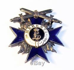 German Imperial Military Silver Medal, Order, Cross
