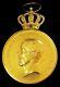 Gold Sweden Royal Patriotic Society Medal Cased