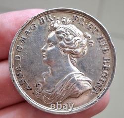 Great Britain 1704'British Victories' Queen Anne Sterling Silver Medal