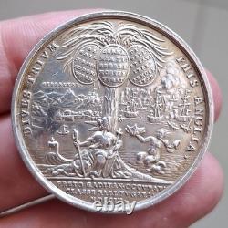 Great Britain 1704'British Victories' Queen Anne Sterling Silver Medal