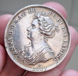 Great Britain 1704'British Victories' Queen Anne Sterling Silver Medal