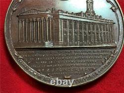 Great Britain 1844 Royal Exchange London High Relief Copper Medal Au