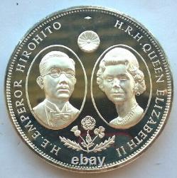 Great Britain 1971 Japan Royal Visit 5oz Silver Medal, Proof