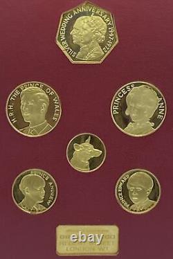 Great Britain 1972 The Royal Silver Wedding Royal Family Silver Medal Set