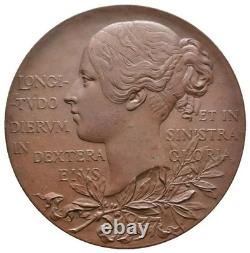 Great Britain Bronze Medal Diamond Jubilee Victoria 1897 origi box 56mm 71.6g
