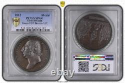 Great Britain, George III, Royal Military Academy Medal 1813, Top Pop, PCGS SP64