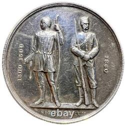 Great Britain National Rifle Association 1860 Sterling Silver Trophy Medallion