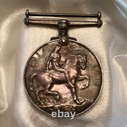 Great Britain Silver British War Medal 1914-1918 R. A. F Awarded Recipient
