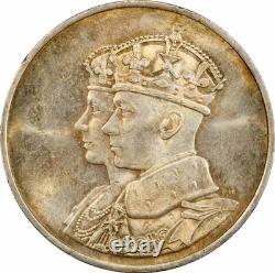 Great Britain silver medal 1939, PCGS MS64, Royal visit to Canada BHM-4394