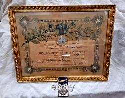 Greek Hellenic Framed Military Royal War Cross 1916-17 Medal Decoration & Award