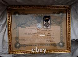 Greek Hellenic Framed Military Royal War Cross 1916-17 Medal Decoration & Award