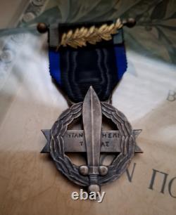 Greek Hellenic Framed Military Royal War Cross 1916-17 Medal Decoration & Award