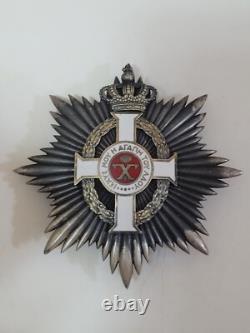 Greek Royal Order Of George I Star Of Grand Cross Medal King Constantine