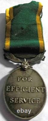 Gvi Territorial Efficiency Medal Gunner Hall Royal Artillery Heavy Anti-aircraft