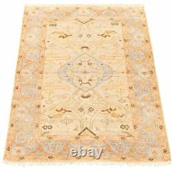 Hand-knotted Carpet 4'1 x 5'10 Royal Oushak Traditional Wool Rug