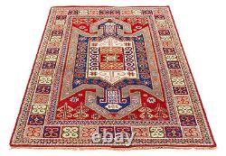 Hand-knotted Carpet Traditional 5'4 x 7'9 Royal Kazak Wool Area Rug