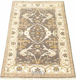 Hand-knotted Oriental Carpet 3'8 x 5'11 Royal Oushak Traditional Wool Rug