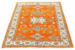 Hand-knotted Oriental Carpet 5'6 x 7'10 Royal Kazak Traditional Wool Rug