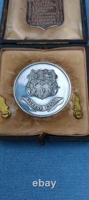 Henley Royal Regatta Silver Medal Badge Eton Magdalen College Boat Race Olympic