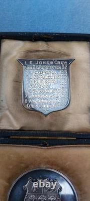 Henley Royal Regatta Silver Medal Badge Eton Magdalen College Boat Race Olympic