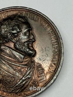 Henri IV 1553-1610 Medal By De PUYMAURIN D. C. 1816. L51