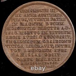 Historical Medal Wladyslaw IV Vasa Poland 17th Century Royal Portrait Restrike