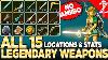 How To Get All 15 Legendary Weapons No Amiibo In Tears Of The Kingdom