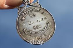ICI Imperial Chemicals 25 Years Service Medal Solid Silver Boxed C-1938